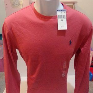 Polo Long Sleeve T-shirt. New. Mens Sizes: S & M.
